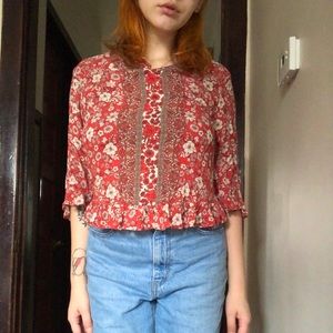 Floral blouse